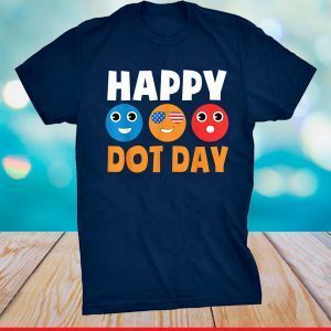 Happy International Dot Day Cute Colorful Dots Unisex Shirt