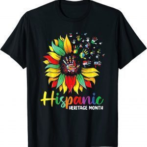 Hispanic Heritage Month Woman Latino Countries Flag Us 2021 Shirt