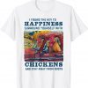 I Found The Key To Happiness Surround Yourself With Chickens 2021 T-Shirt