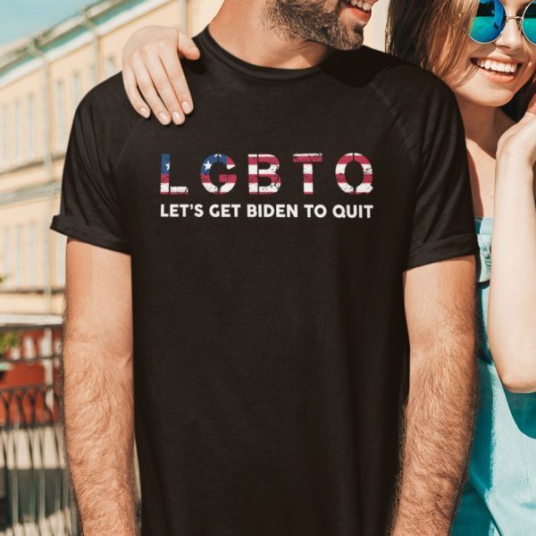 I Support LGBTQ Let’s Get Biden To Quit Unisex Shirt
