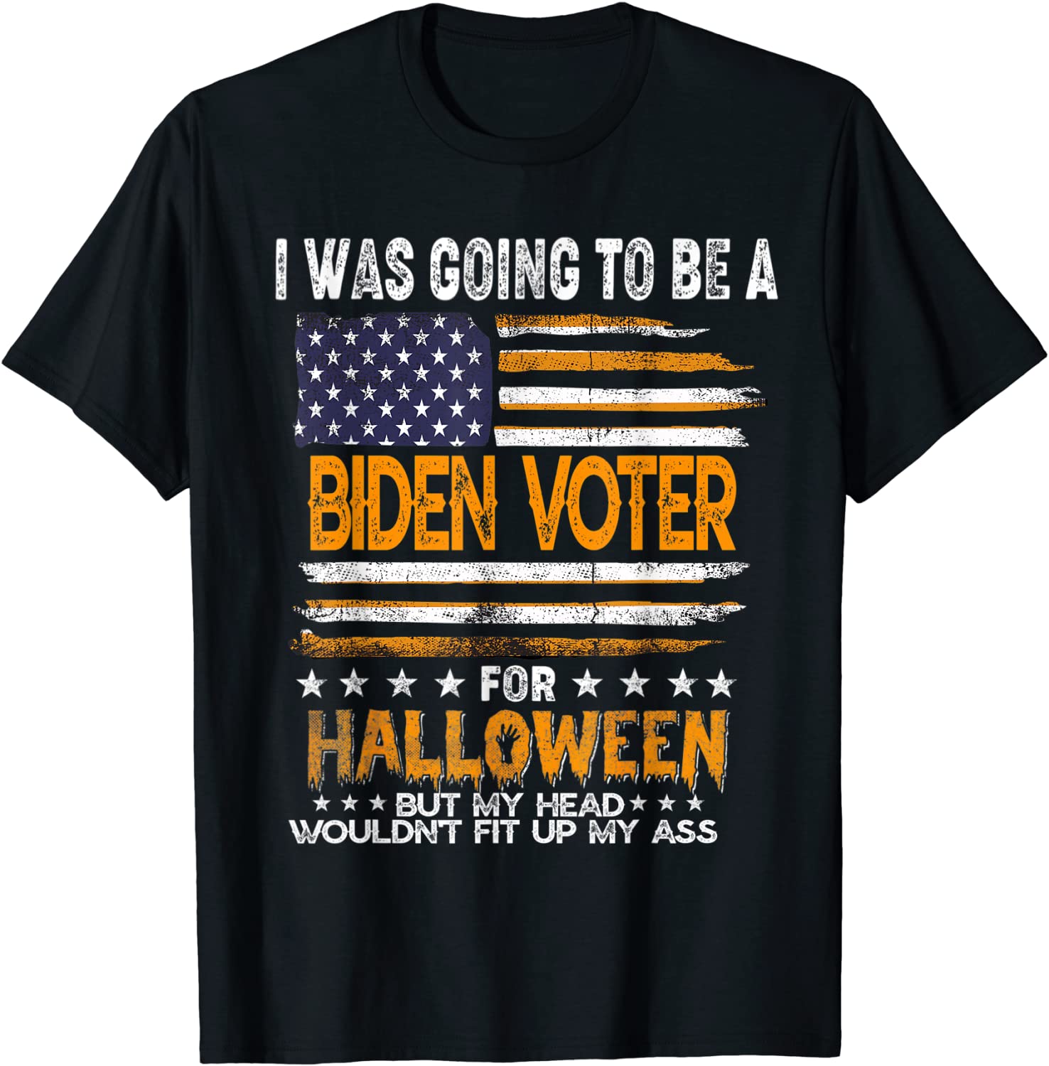 I Was Going To Be A Biden Voter Halloween Costume US Flag Unisex Shirt