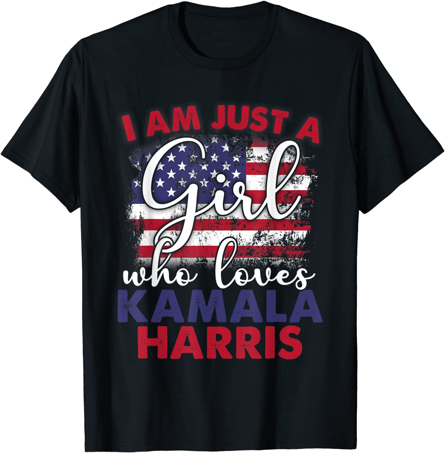 I'm Just A Girl Who Loves Kamala Harris Democrat 2021 Shirt