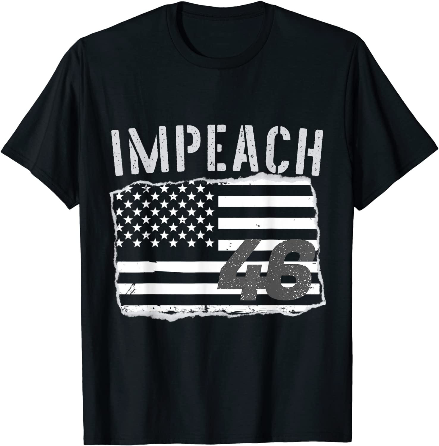 Impeach 46 T Shirts Biden Republican Conservative Anti-Biden Tee Shirt