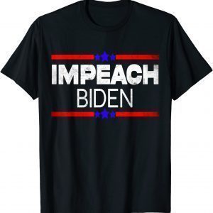 Impeach Joe Biden 46 American Flag Anti Biden Vintage 2021 Shirt
