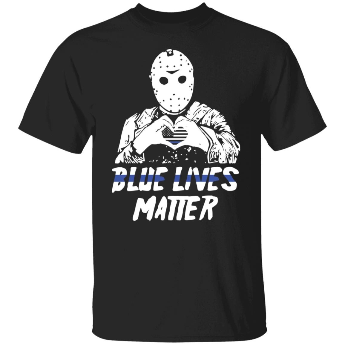 Jason Voorhees Blue Lives Matter 2021 Shirt