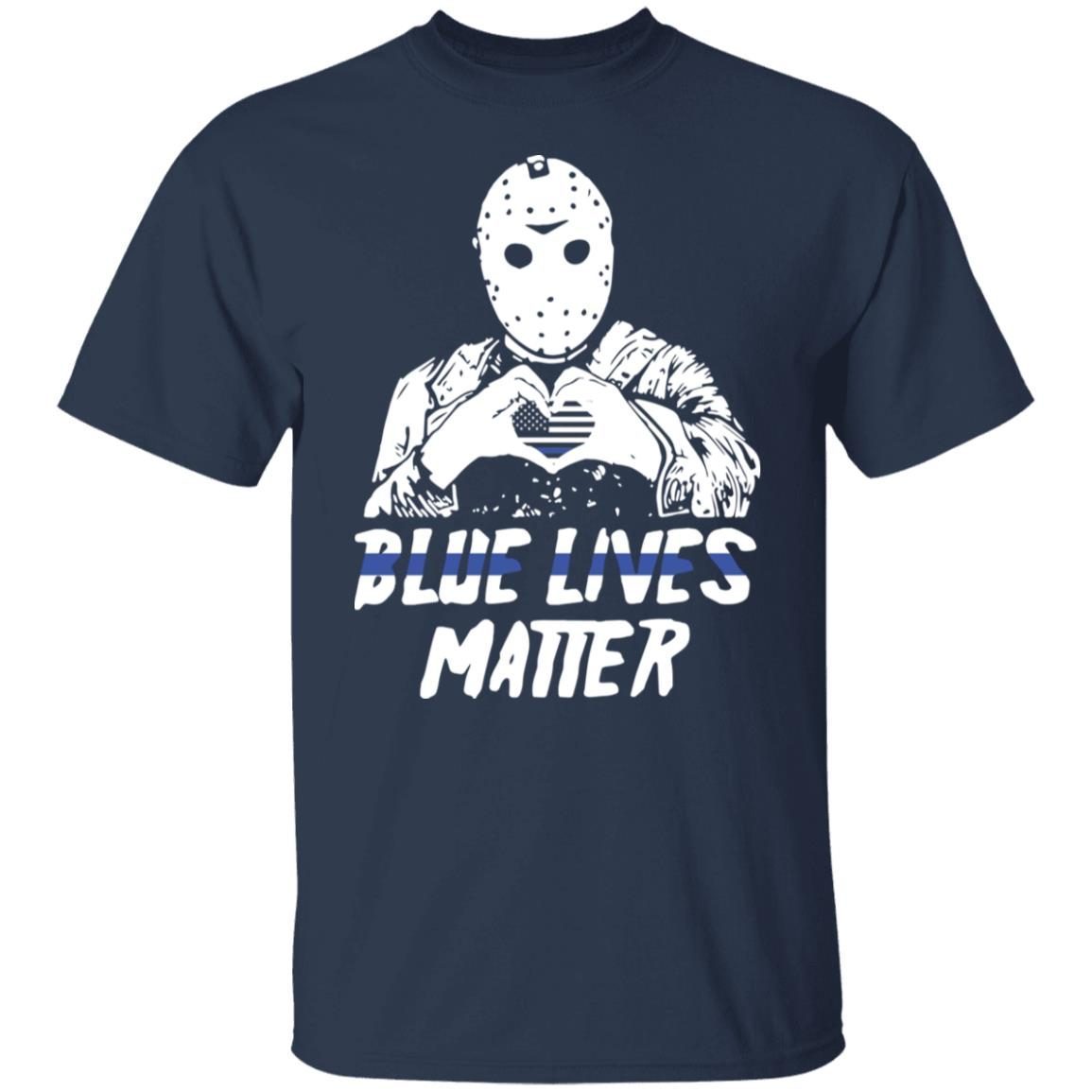 Jason Voorhees Blue Lives Matter 2021 Shirt