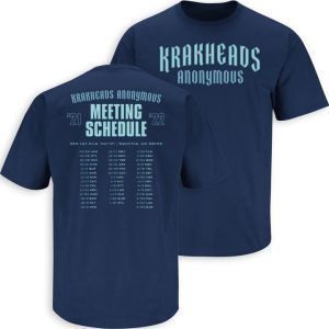 Krakheads Anonymous Seattle Hockey 2021 Shirt