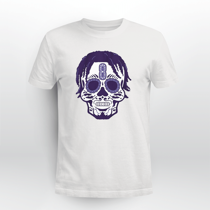 Lamar Jackson Sugar Skull Gift Shirt