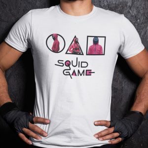 Squid Game Game Symbols Pink Guards Unisex Shirt