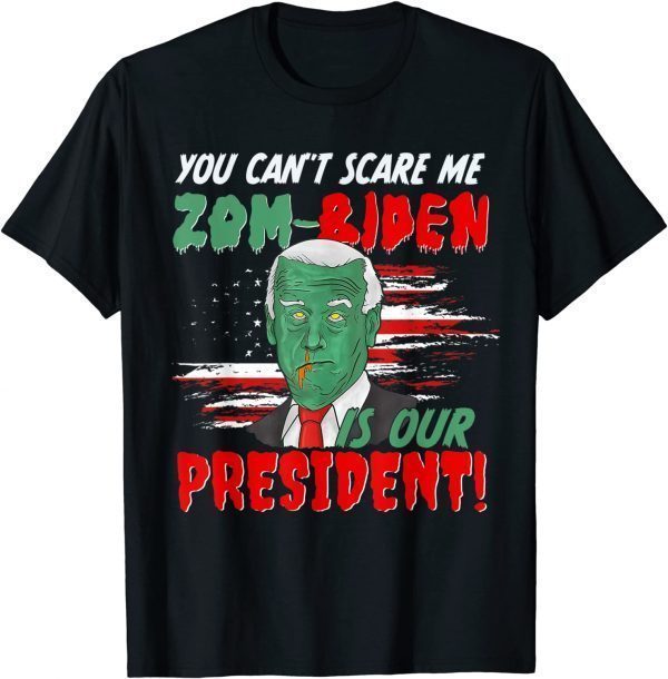 Zombie Biden Halloween Horror Zom-biden Can't Scare Me Classic Shirt