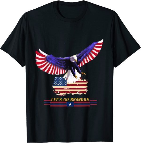American Flag Eagle Let’s Go Brandon Conservative US 2021 Shirt