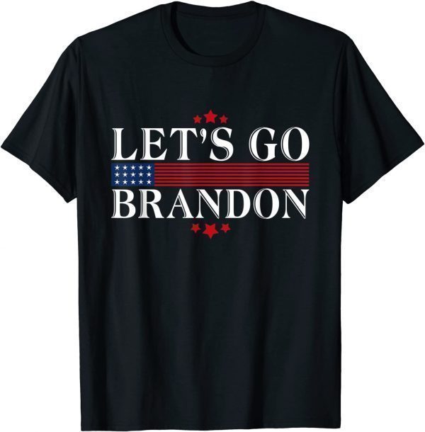 American Flag Let's Go Brandon JFB Unisex Shirt