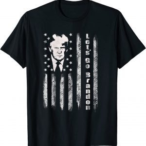 Anti Biden Let's Go Brandon America Flag 2021 Shirt