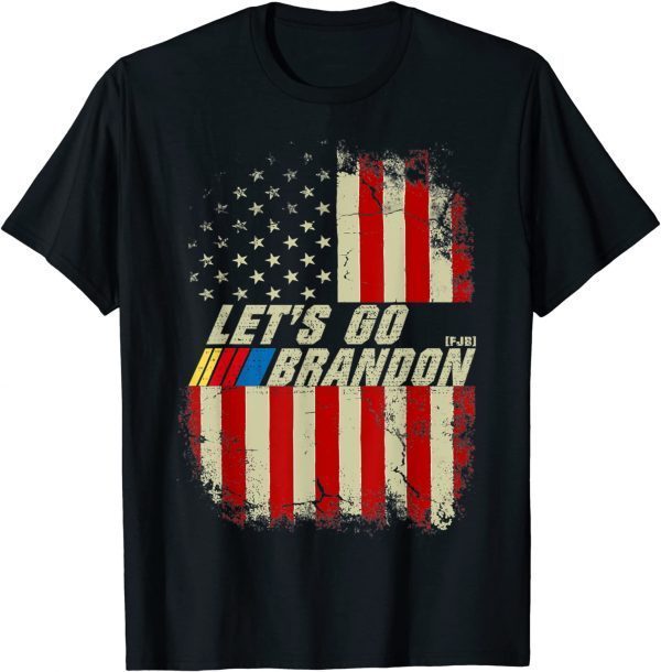 Anti Biden Let’s Go Brandon USA Flag Classic Shirt