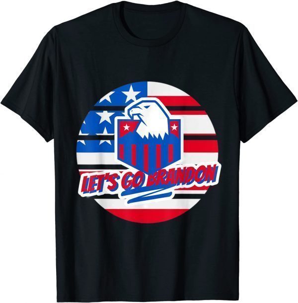 Anti Biden Let’s Go Brandon Chant American Flag 2021 Shirt