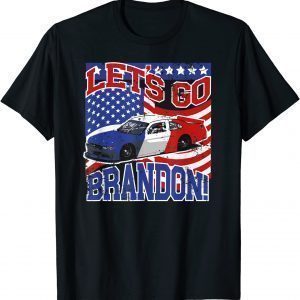 Anti Biden Let’s Go Brandon Chant Conservative US Flag Gift Shirt