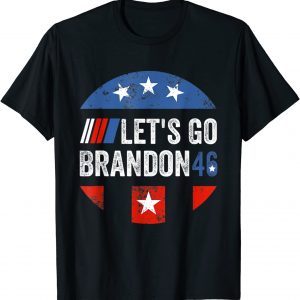 Anti Biden Let's Go Brandon Chant Flag American Gift Shirt