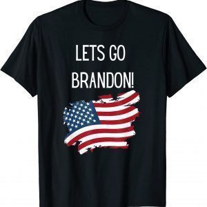 Anti Biden Let’s Go Brandon Conservative USA Flag 2021 T-Shirt