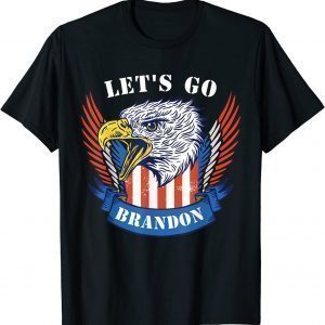 Anti Biden Let's Go Brandon Lets Go Brandon Us Flag Classic Shirt