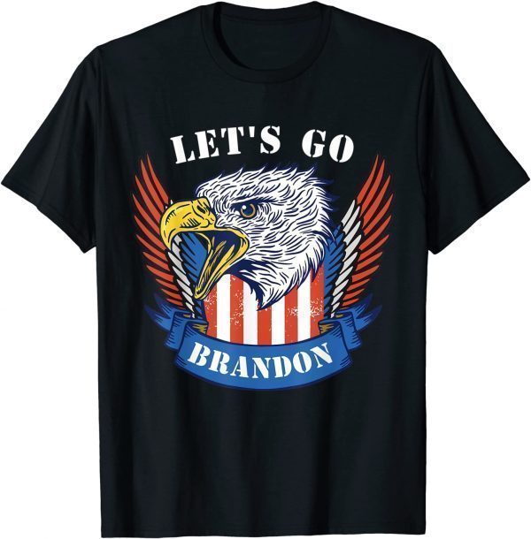 Anti Biden Let's Go Brandon Lets Go Brandon Us Flag Classic Shirt