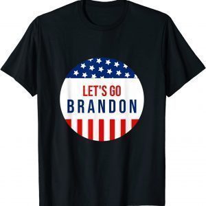 Anti Joe Biden Lets Go Brandon American Flag Impeach 46 2021 Shirt