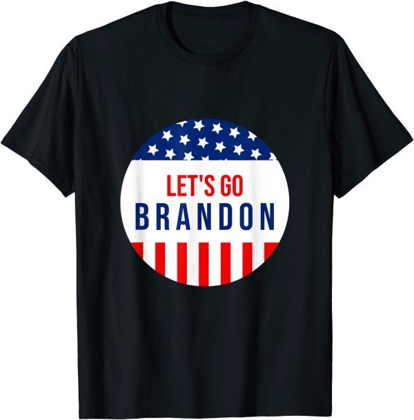 Anti Joe Biden Lets Go Brandon American Flag Impeach 46 2021 Shirt