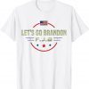Anti Joe Biden Let's Go Brandon Chant American Flag 2021 Shirt