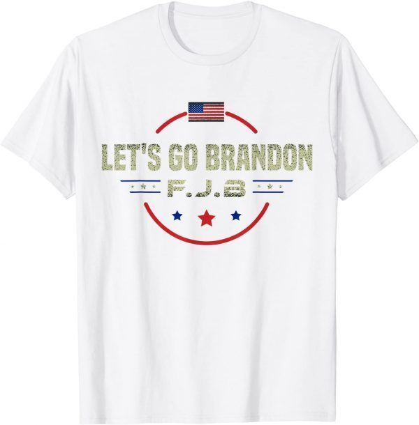 Anti Joe Biden Let's Go Brandon Chant American Flag 2021 Shirt