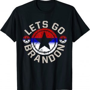 Anti Joe Biden Let's Go Brandon Conservative Anti Liberal US Flag Unisex Shirt