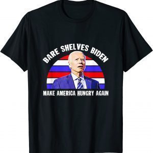 Bare Shelves Biden Anti Joe Biden Meme T-Shirt