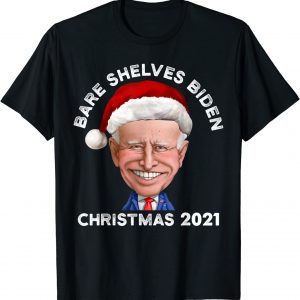 Bare Shelves Biden Let's Go Brandon Christmas Limited T-Shirt