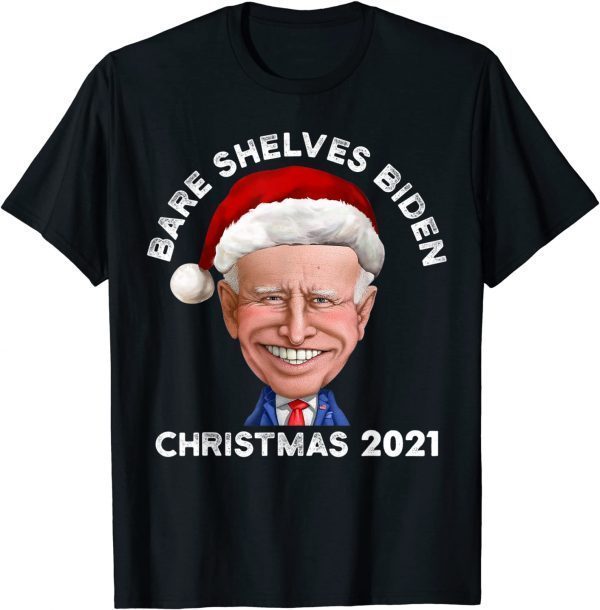 Bare Shelves Biden Let's Go Brandon Christmas Limited T-Shirt