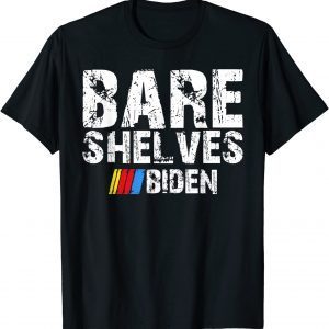 Bare Shelves Biden Let's Go Brandon Christmas 2021 T-Shirt