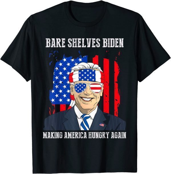 Bare Shelves Biden Meme Christmas Foxtrot Xmas Bravo 2021 T-Shirt