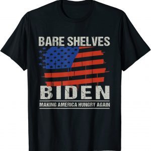 Bare Shelves Biden for Christmas Meme T-Shirt