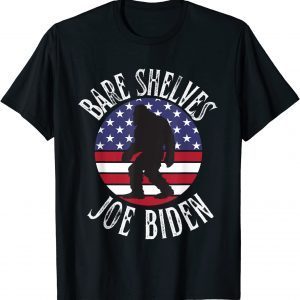 Bare Shelves Joe Biden American Flag Unisex Shirt