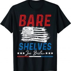 Bare Shelves Joe Biden Christmas Meme 2021 T-Shirt