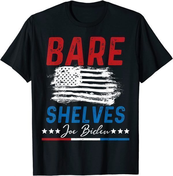 Bare Shelves Joe Biden Christmas Meme 2021 T-Shirt