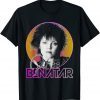 Black and White Benatars Outfits Music Legend Live Forever T-Shirt