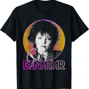 Black and White Benatars Outfits Music Legend Live Forever T-Shirt