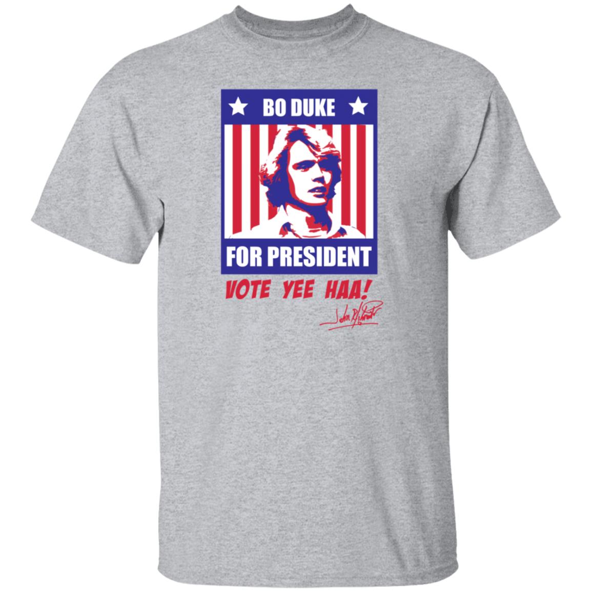 Bo Duke For President Vote Yee Haa 2021 T-shirt