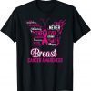 Breast Cancer Awareness Butterfly Pink Ribbon Hope Gift Shirt