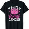 Breast Cancer Awareness Football Ribbon Tackle Breast Cancer 2021 Shirt