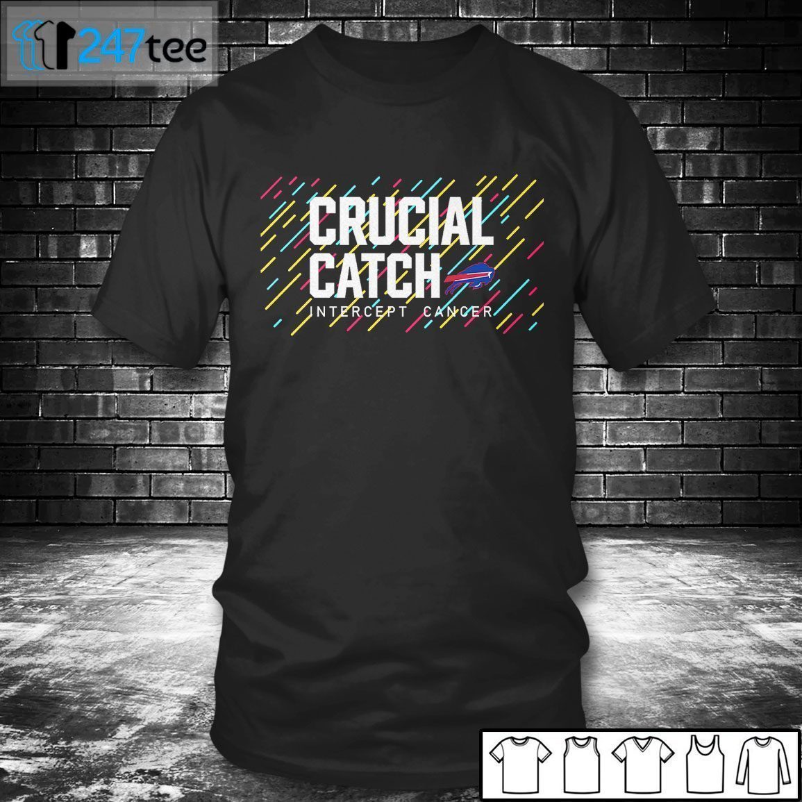 Buffalo Bills Crucial 2021 Catch Intercept Cancer 2021 Shirt