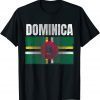Distressed Dominica Flag Gift Shirt
