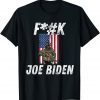 F Joe Biden US Soldier and American Flag Unisex T-Shirt