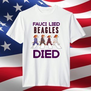 Fauci Puppies Beagle Dogs Pro USA Sarcasm Anti Fauci Biden Classic T-Shirt