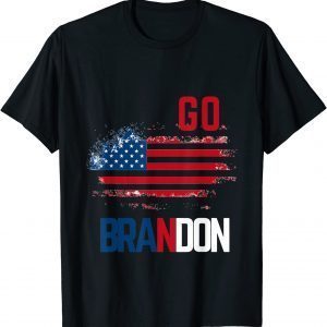 Go Brandon American Flag Tee Shirt