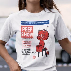 He’s Goth He’s An Angel He’s A Sinner Peep Show Alien Body Shirt