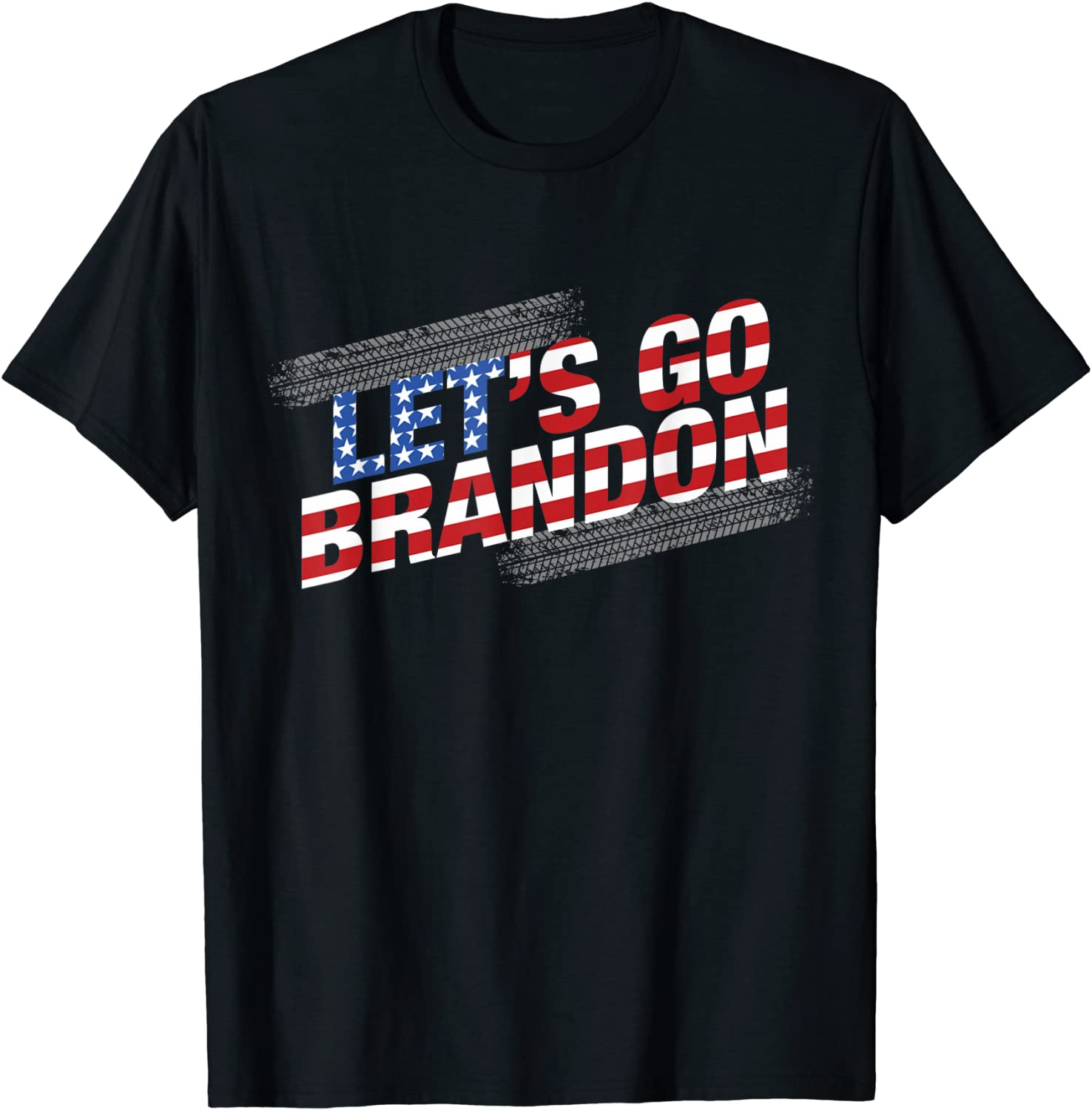 Joe Biden Let's Go Brandon Us Flag US 2021 Shirt - Teeducks